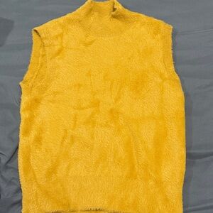 Bailey 44 Mustard Yellow Sleeveless Top